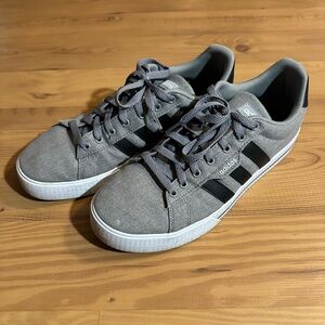 Adidas Daily 3.0 Men's Sz 10 Shoes, Gray Black & White